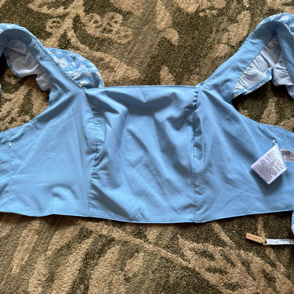 BCBGeneration Light Blue Floral Smocked Set - Picture 13 of 16